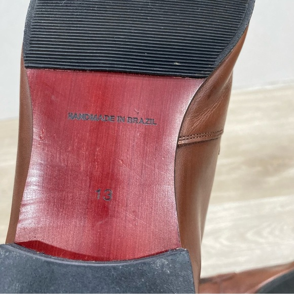 Massimo Matteo Firenze Patina Men’s Penny Driver Loafers - Picture 11 of 14